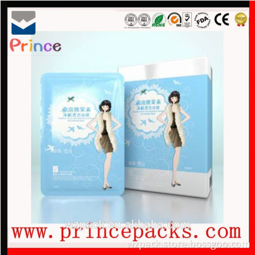 Facial Sheet Mask packing Bag with Tear Notch, colorful printing